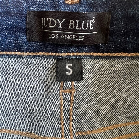 Judy Blue Beach Splash Jean Shorts Size Small - Picture 5 of 6